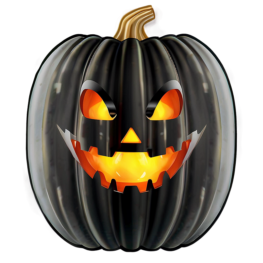 Glowing Pumpkin Face Illustration Png Wcb