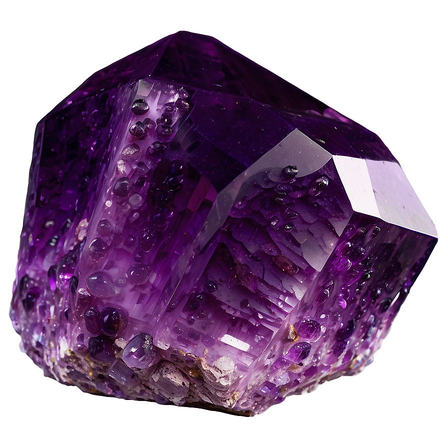 Glowing Purple Amethyst Crystal Png 98