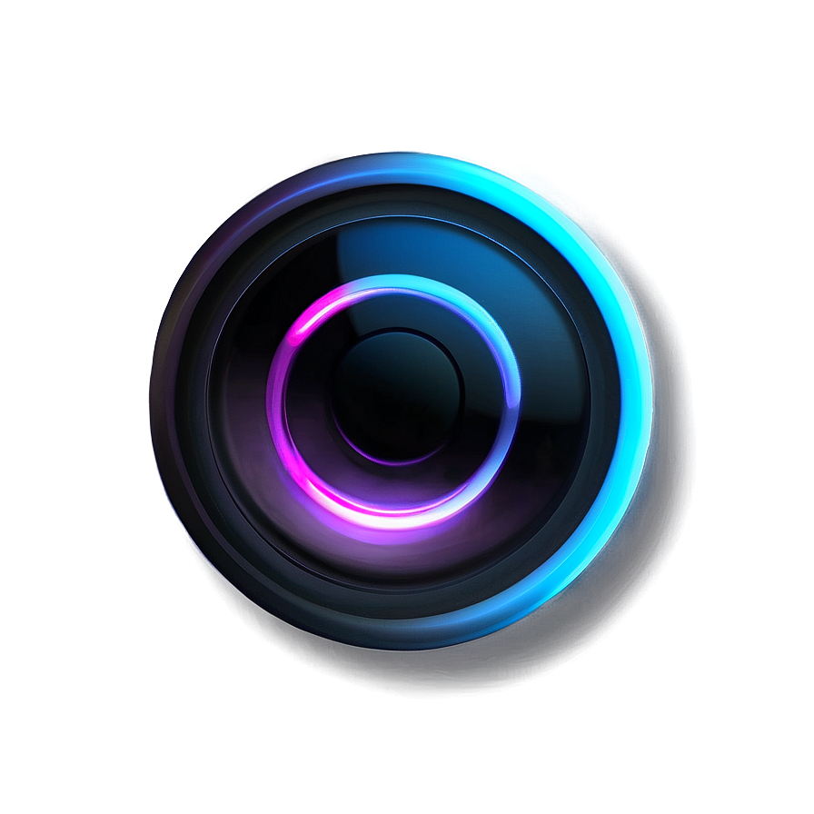 Glowing Record Button Png 18