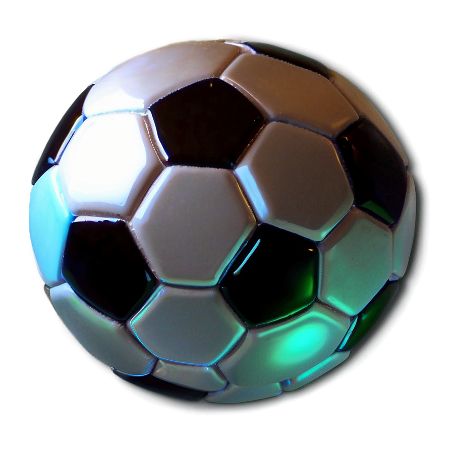 Glowing Soccer Ball Art Png 04292024