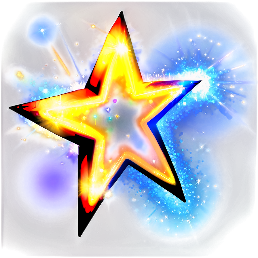 Glowing Star Sparkle Png 06132024