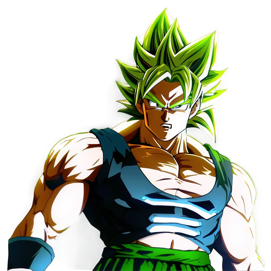 Glowing Super Saiyan Hair Png Pky25