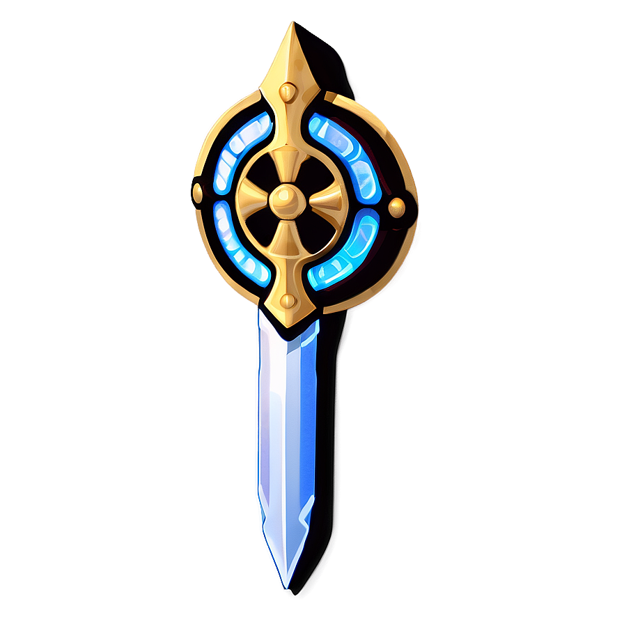 Glowing Sword And Shield Image Png Yee84