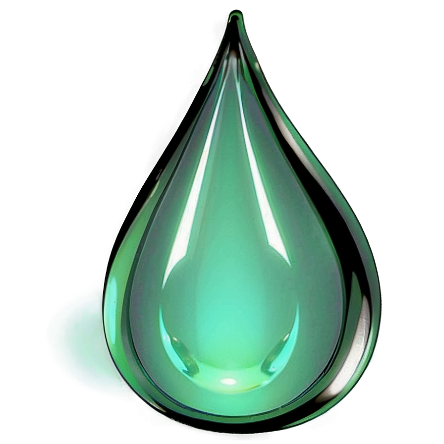 Glowing Teardrop Png 05252024