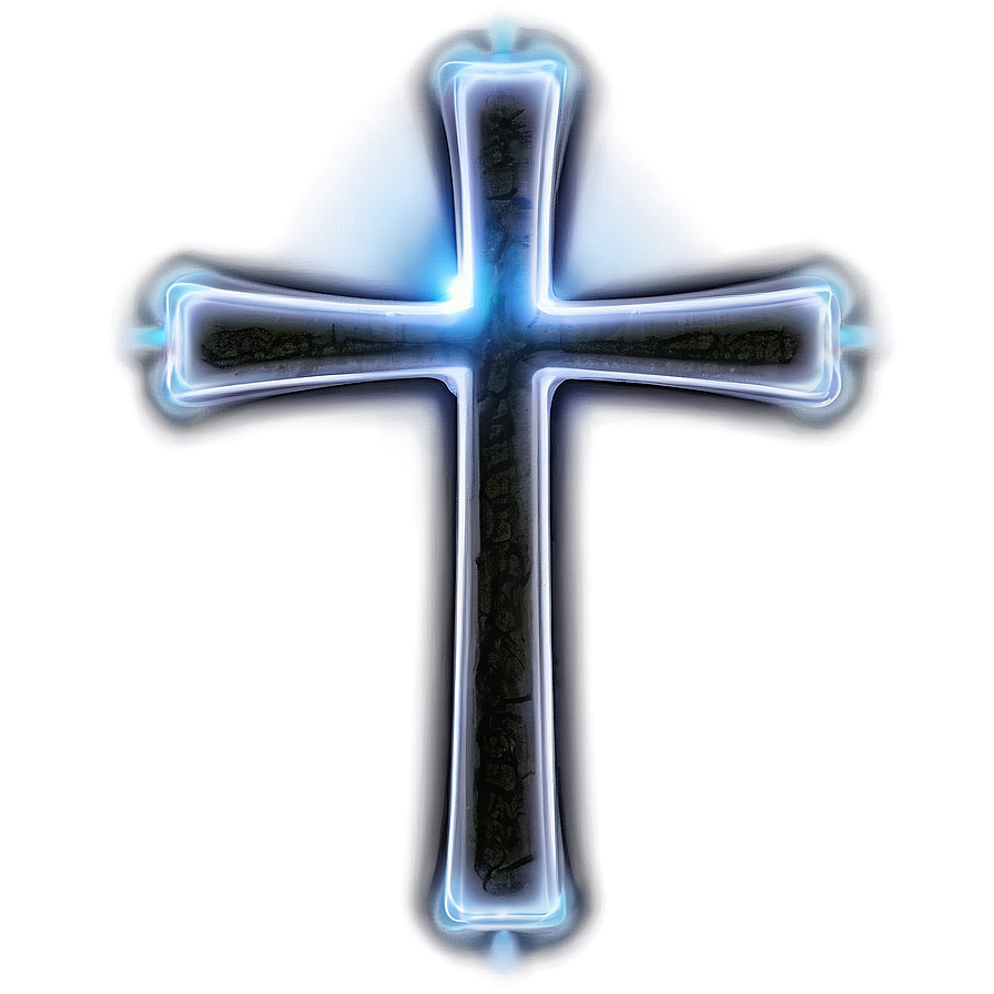 Glowing Thin Cross Png Eet46