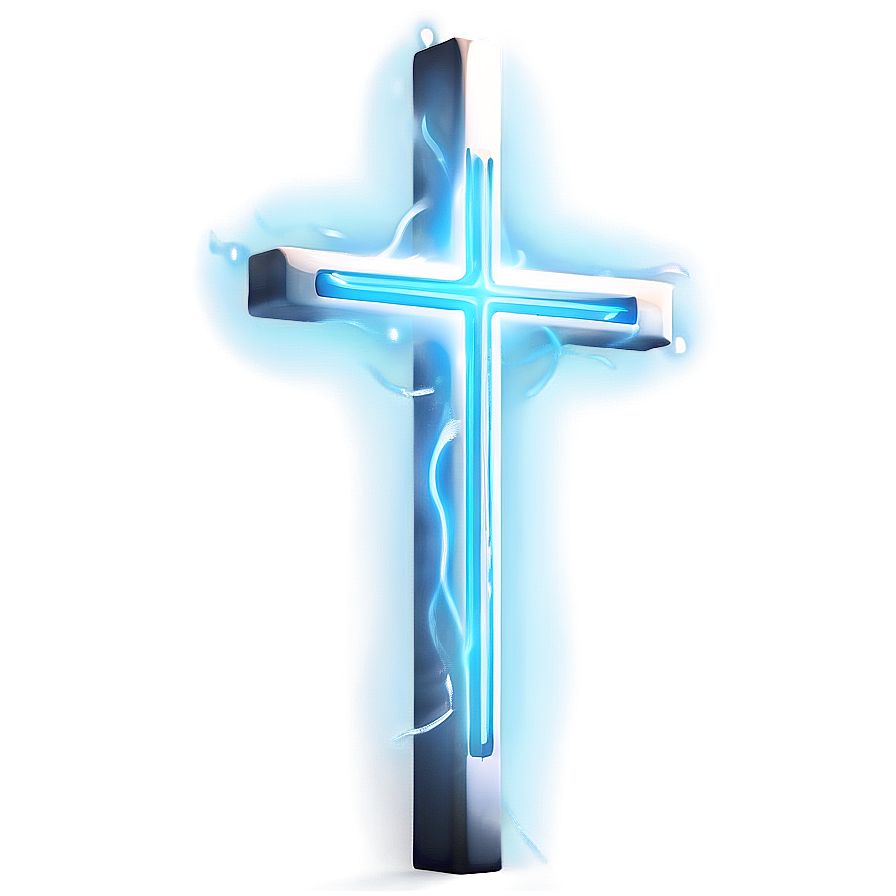 Glowing Thin Cross Png Wpg