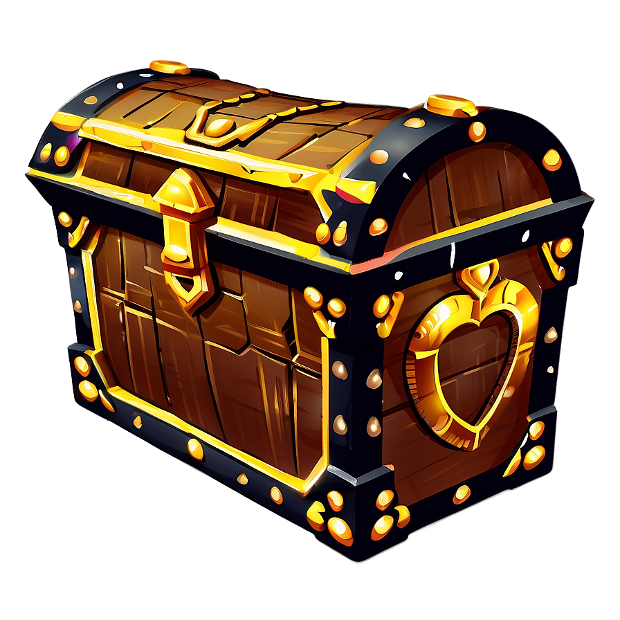 Glowing Treasure Chest Png 05252024