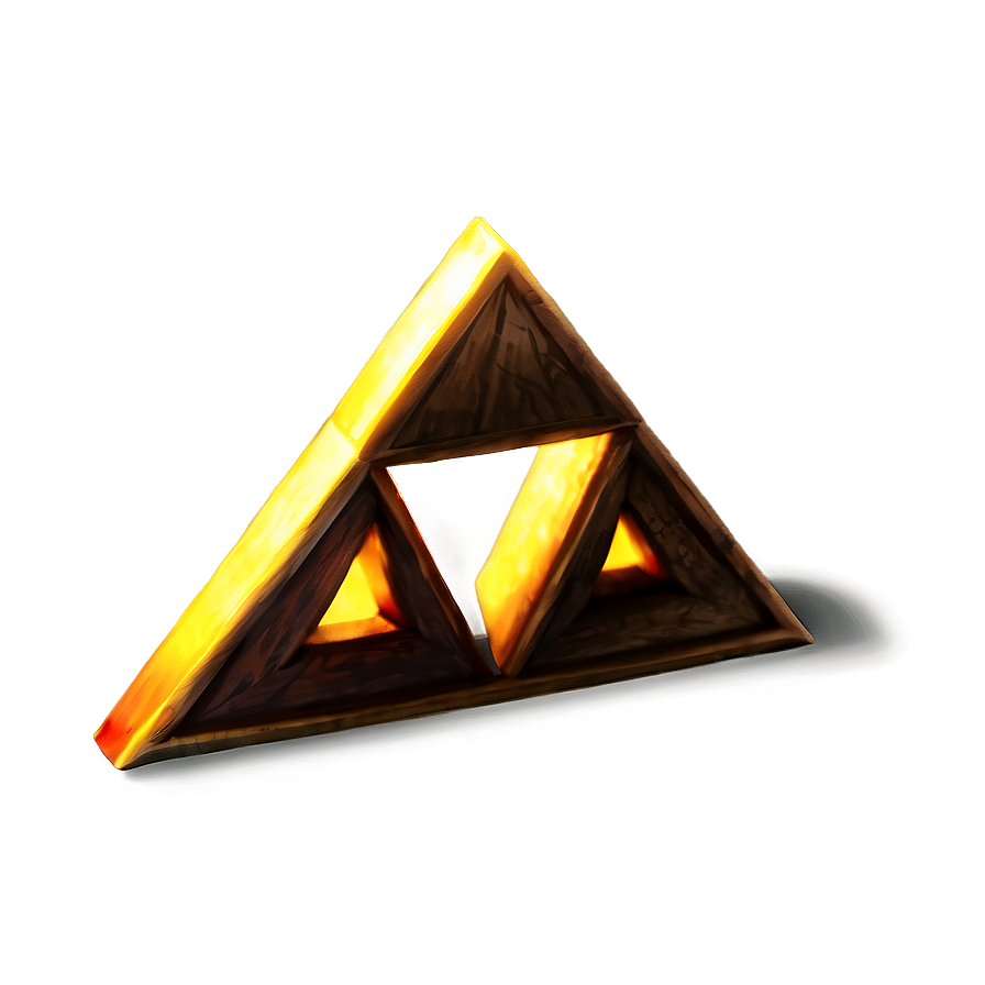 Glowing Triforce Art Png 05242024