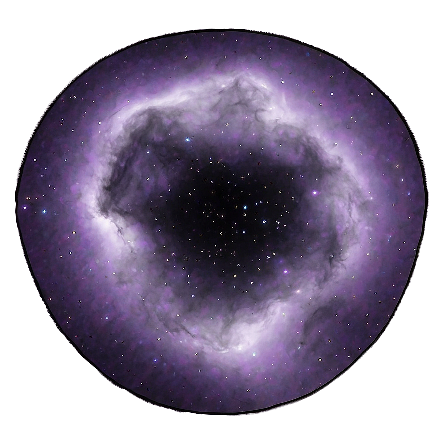 Glowing Violet Nebula Space Png 06202024