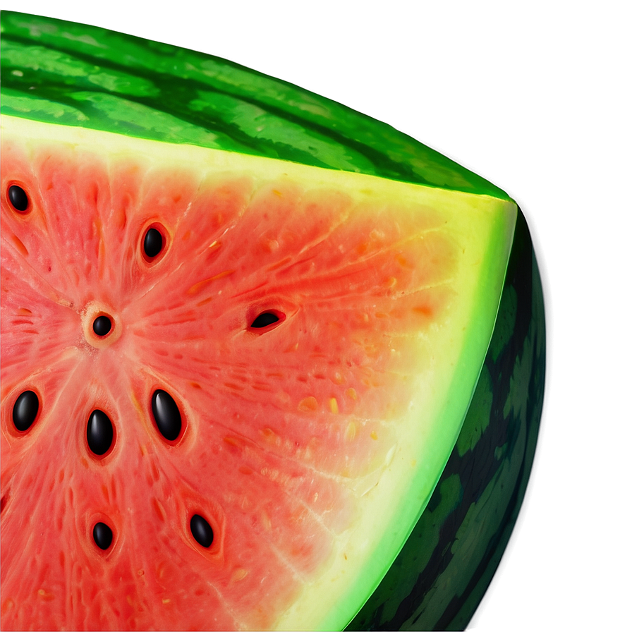 Glowing Watermelon Slice Png Vtl