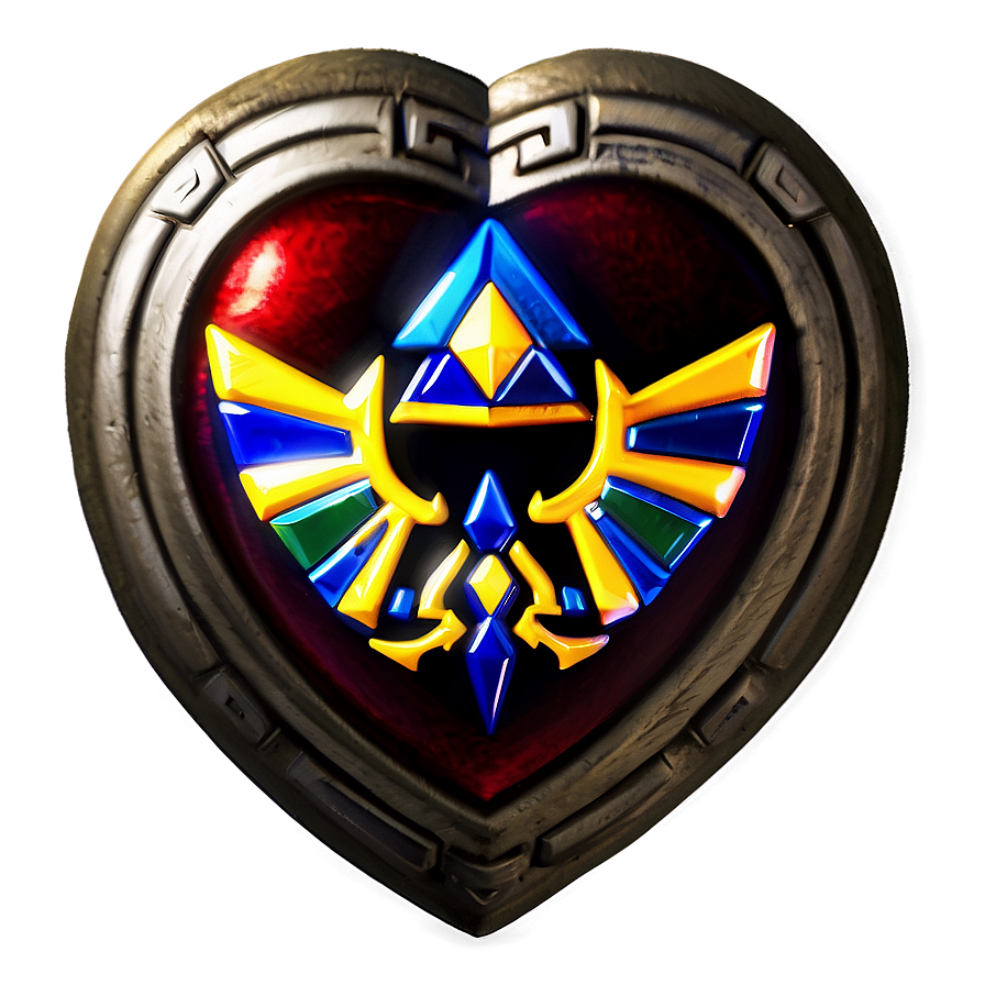 Glowing Zelda Heart Png 25