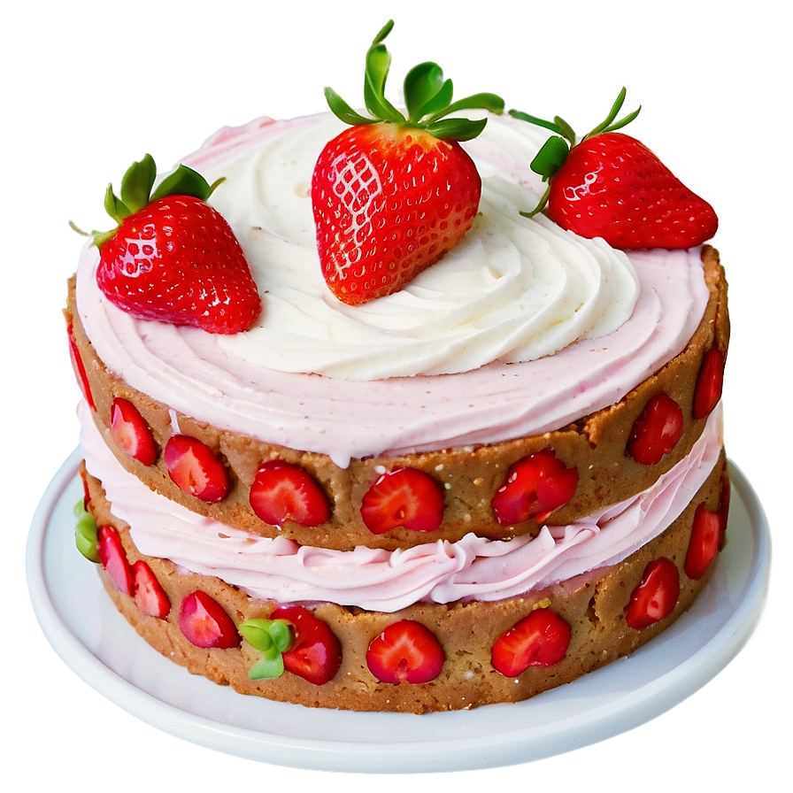 Gluten-free Strawberry Cake Png 06212024