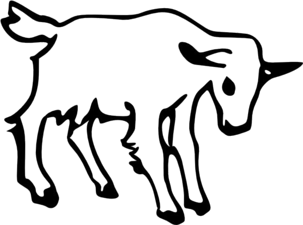 Goat Silhouette Outline