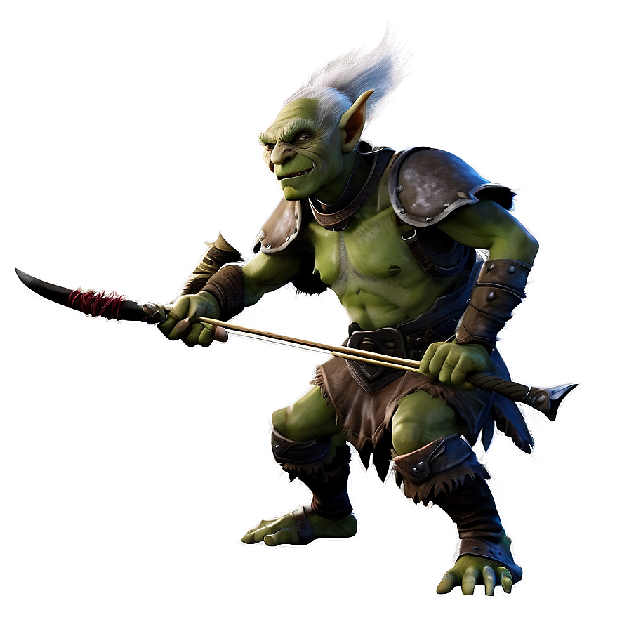 Goblin Archer In Action Png 05252024