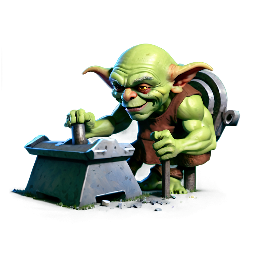 Goblin Blacksmith At Work Png 39