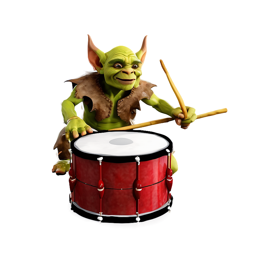 Goblin Playing Drums Png Vgy45