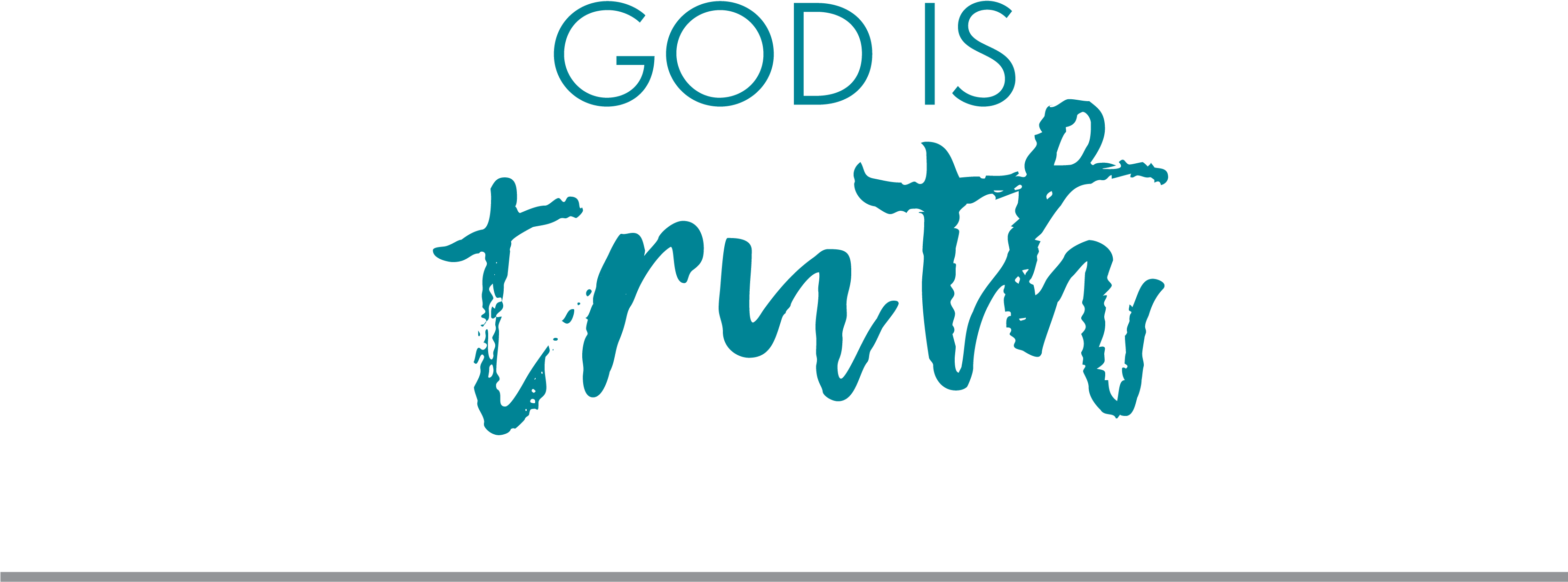 God Is Truth Calligraphy