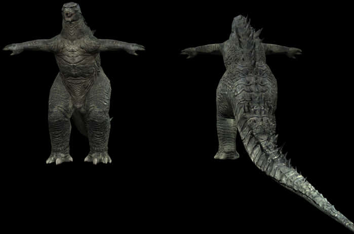 Godzilla3 D Model Comparison