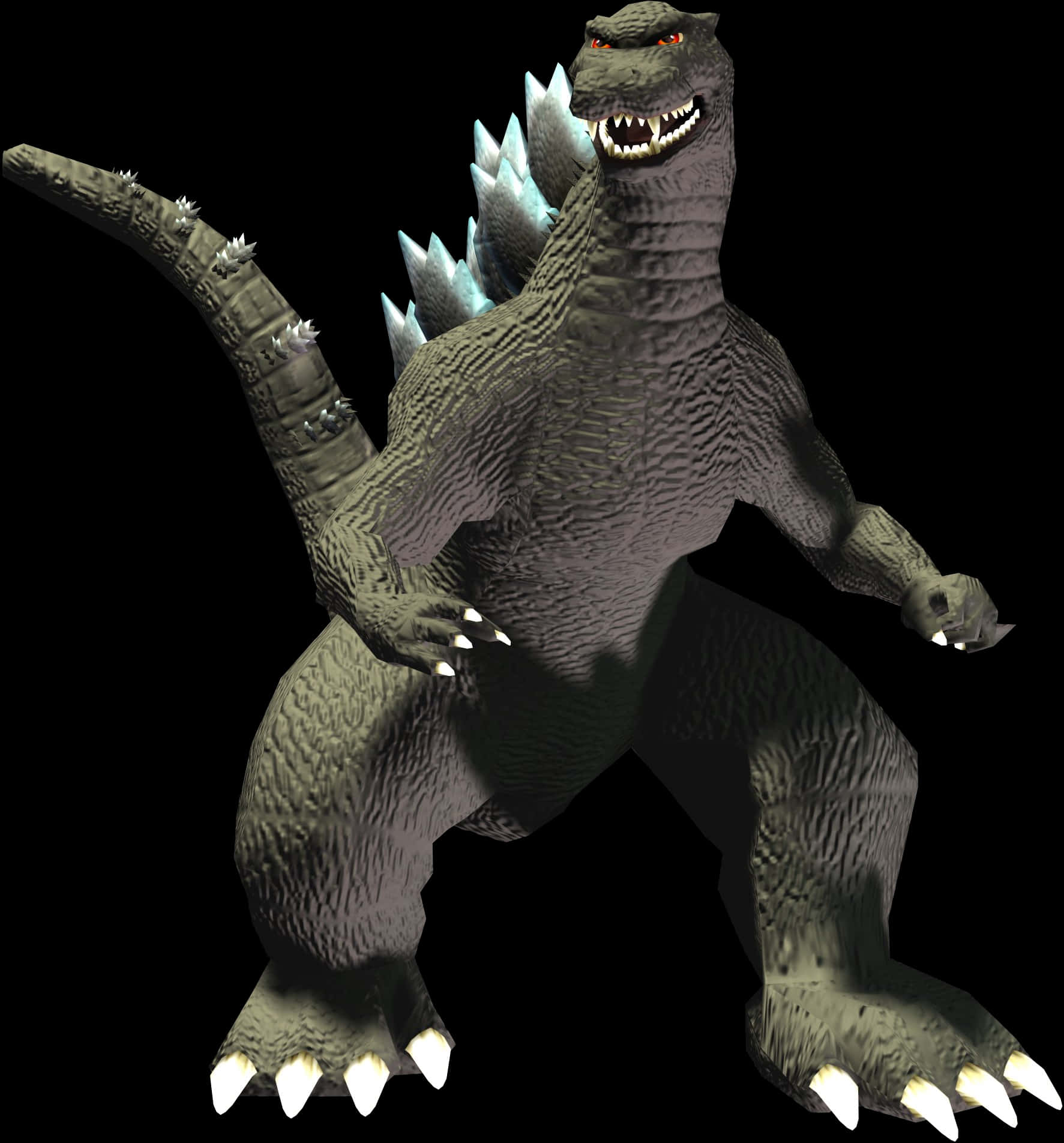 Godzilla3 D Model Render