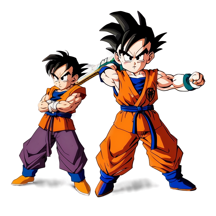 Gohan's Z Sword Training Png Nys