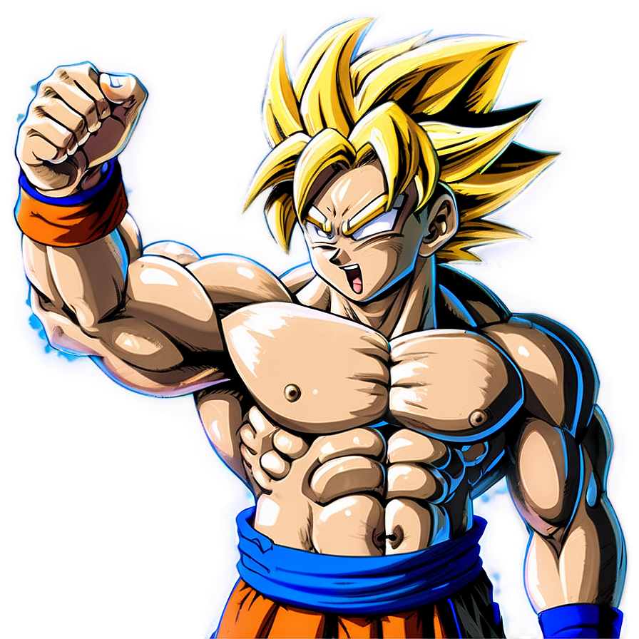 Goku Achieving Ssj3 Look Png 69