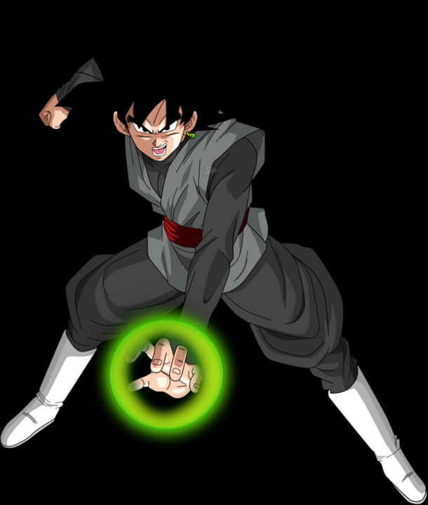 Goku Black Power Ball Preparation