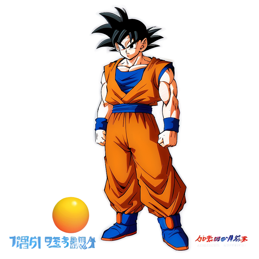 Goku Casual Stand Png Fkn