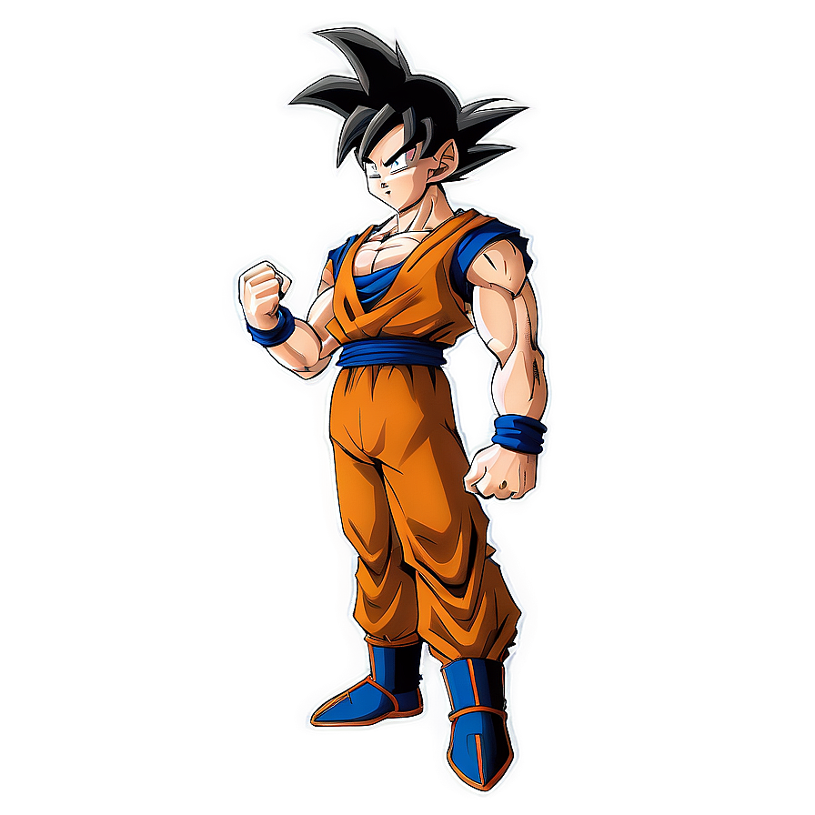 Goku Confident Stand Png 06292024