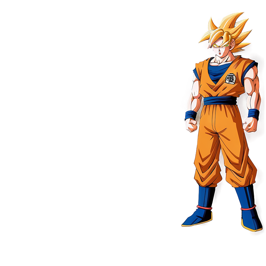 Goku Confident Stand Png 60