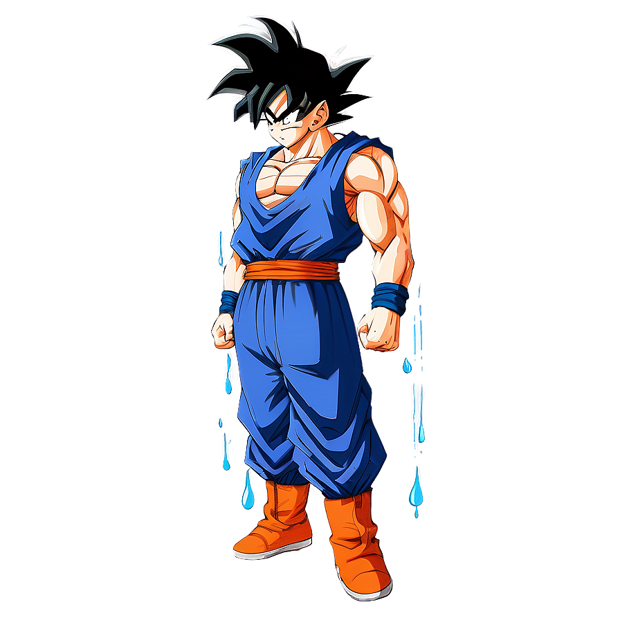 Goku Drip Casual Style Png 75