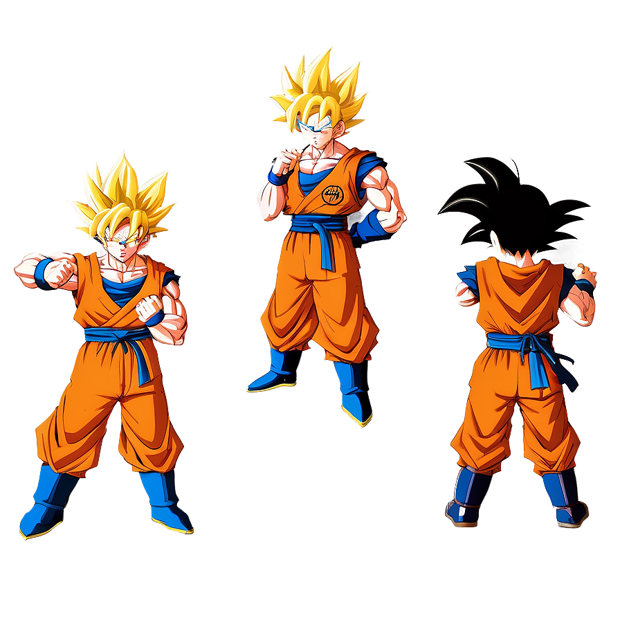 Goku Guard Position Stand Png Irq