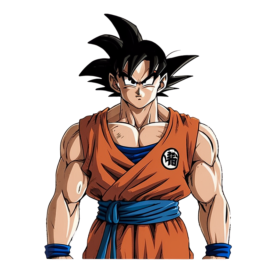 Goku Hair Front View Png Shl26