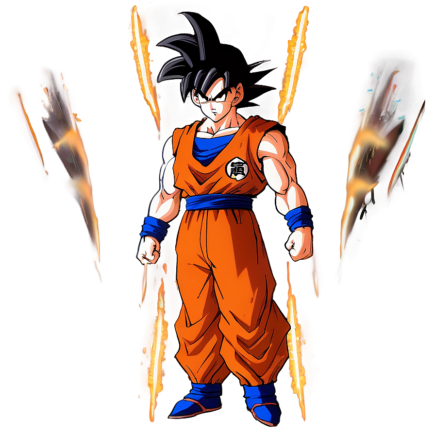 Goku Hair Glow Effect Png Vhd