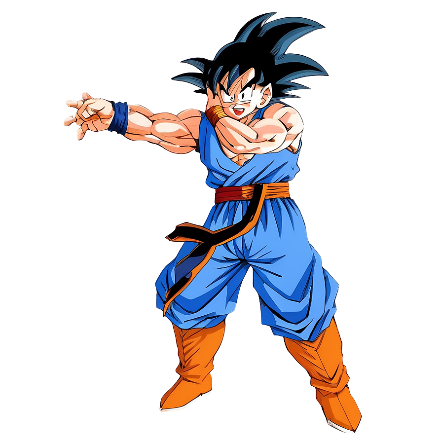 Goku In Battle Pose Png 97