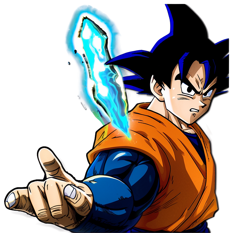 Goku Kamehameha Manga Scene Png Jjp