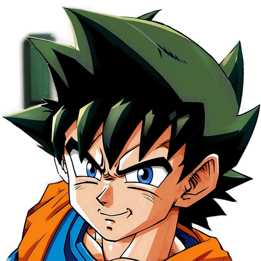 Goku Manga Casual Look Png Pqg2