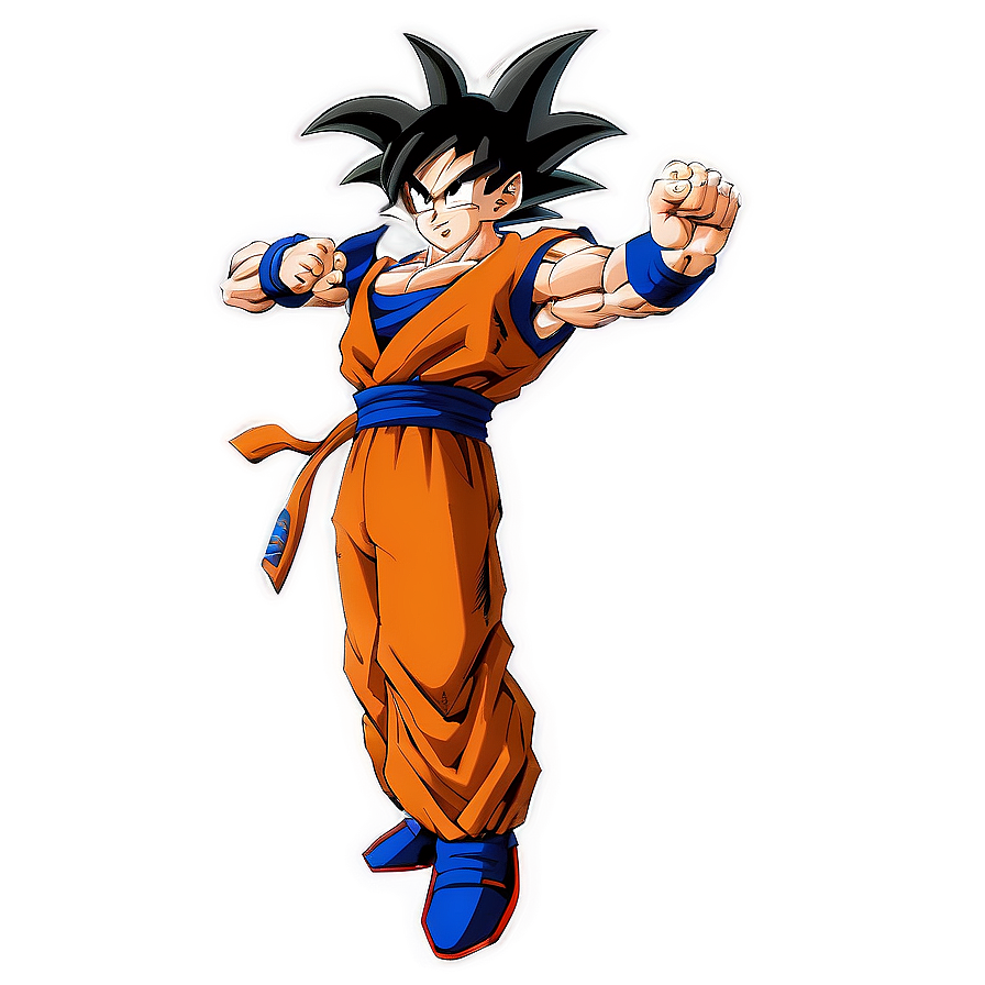 Goku Martial Arts Stand Png 14