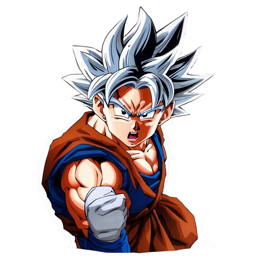 Goku's Ultra Instinct Awakening Png 40