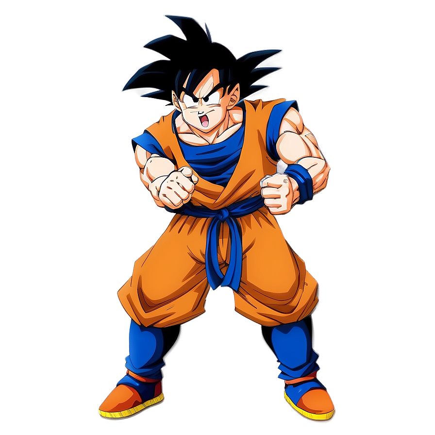 Goku Stand With Courage Png Wem