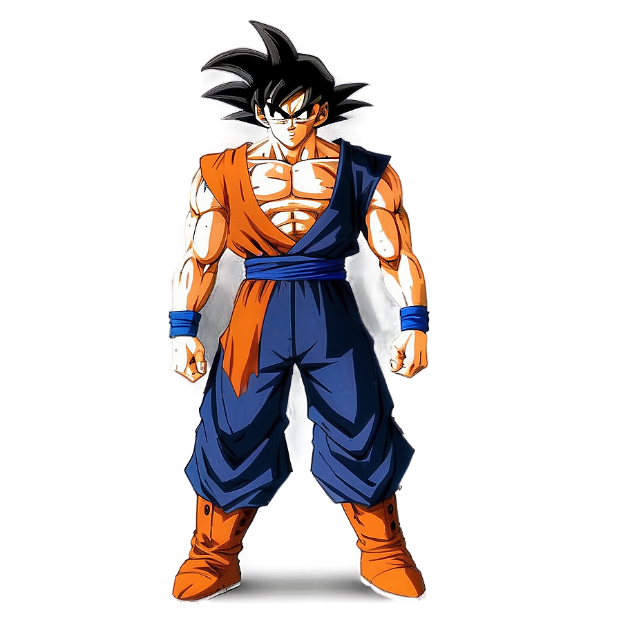 Goku Standing Fearless Png Cpd53