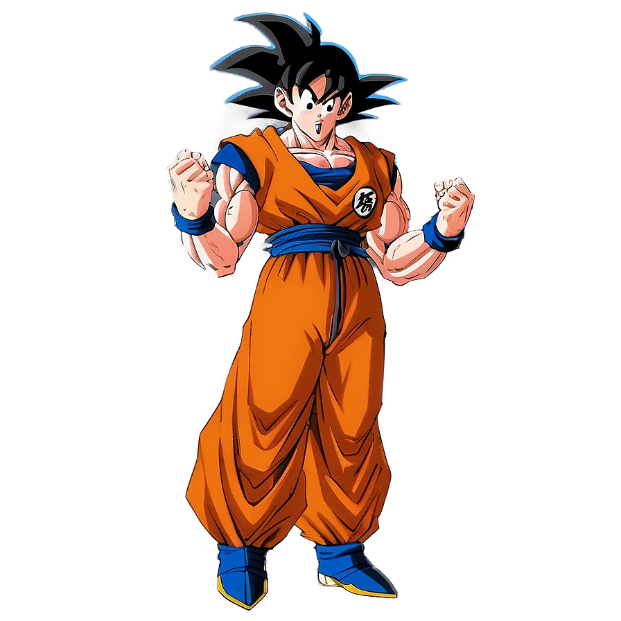 Goku Standing Pose Png Yue