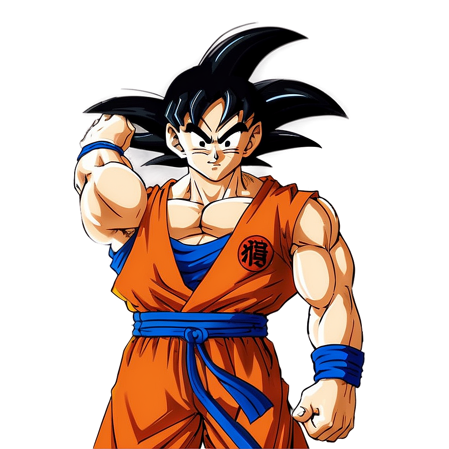 Goku Standing Proud Png Mbm