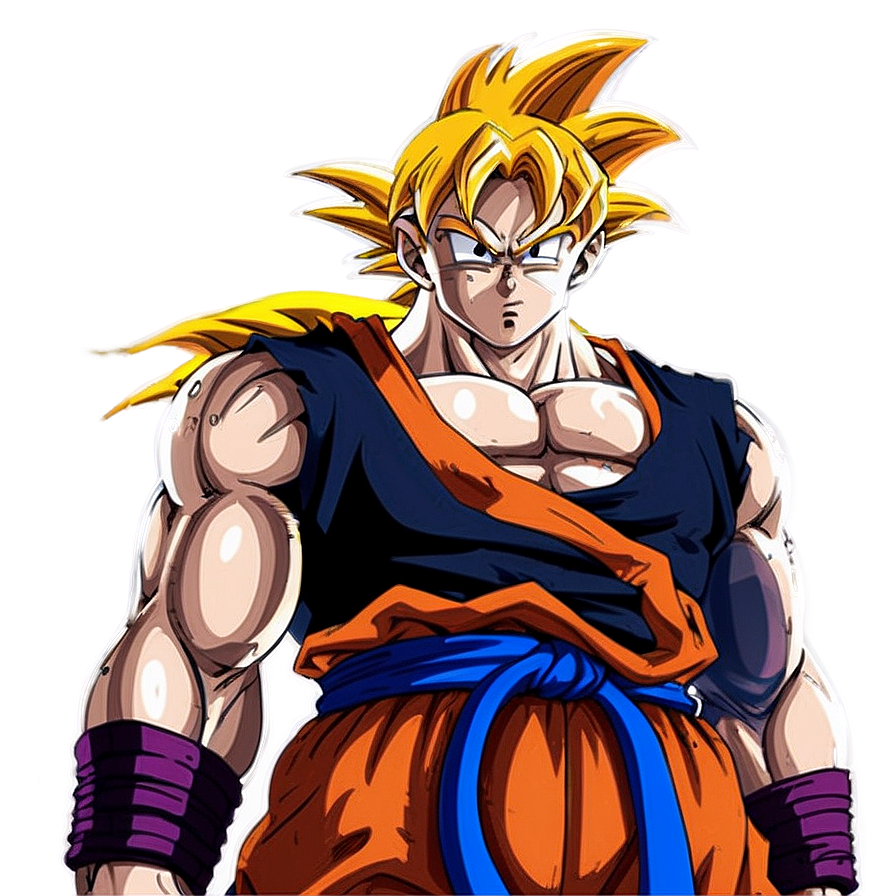 Goku Standing Ready Png Mdy