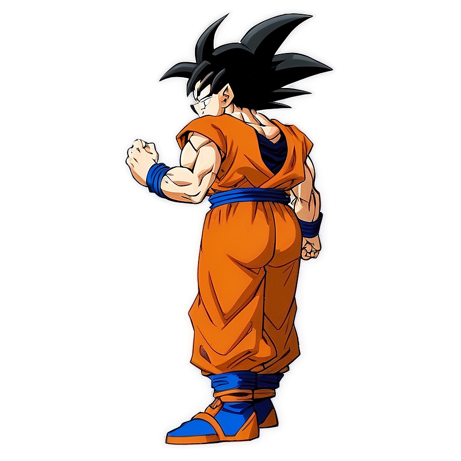 Goku Standing With Aura Png 06292024