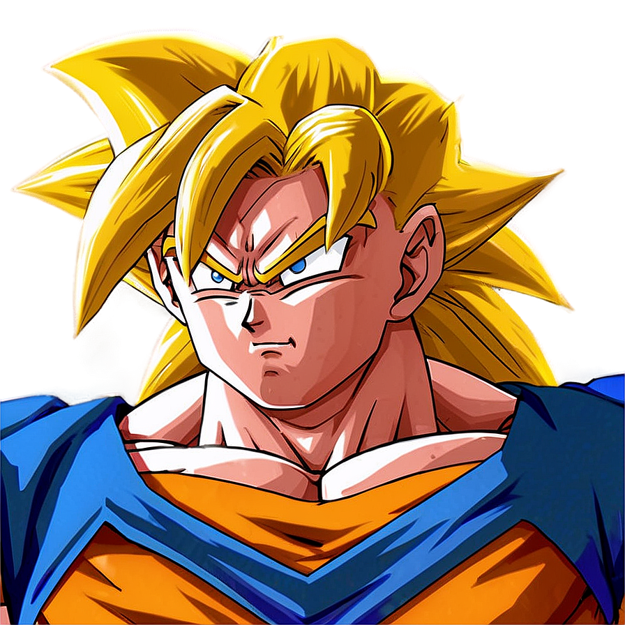 Goku Super Saiyan 3 Close-up Png 96