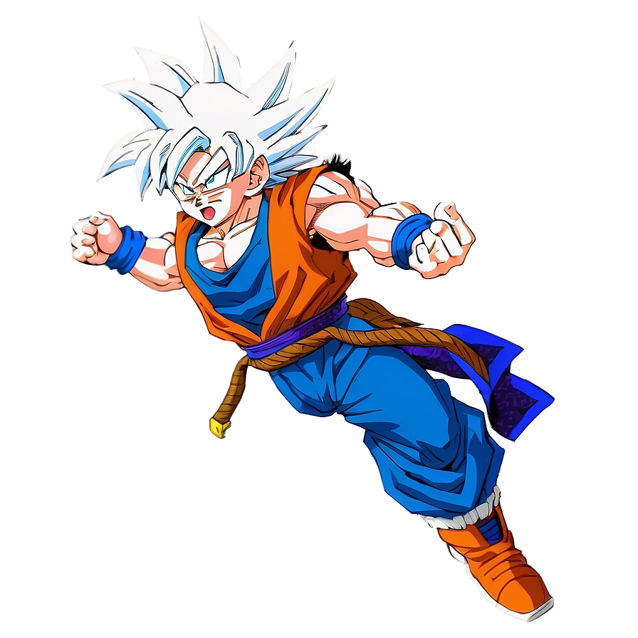 Goku Ultra Instinct Leap Attack Png 06132024