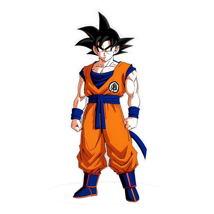 Goku Undefeated Stand Png 50