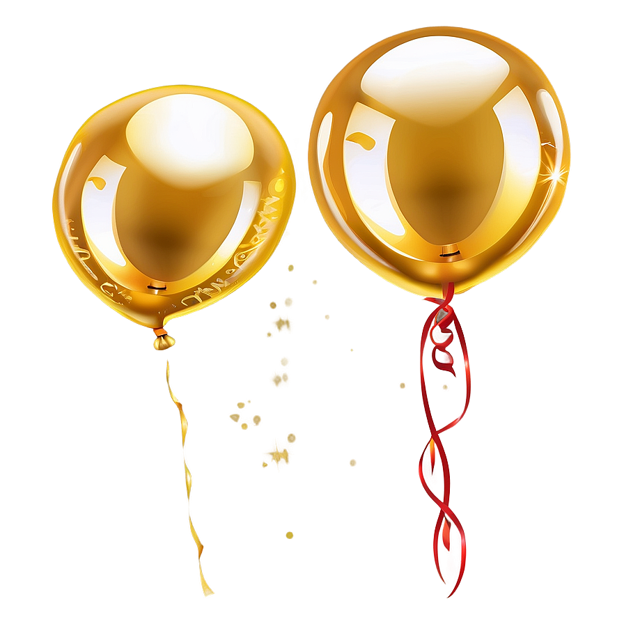 Gold Balloon Clipart Png 91