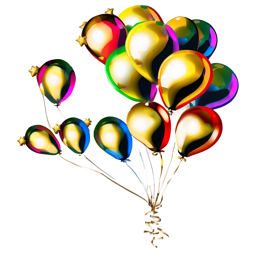 Gold Balloon Clipart Png Lpb47