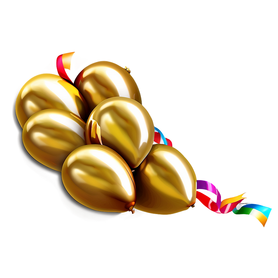 Gold Balloon Graphics Png Evm83